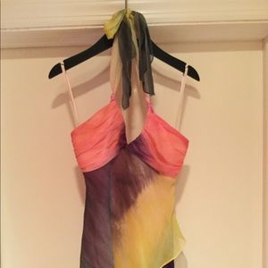 BCBG Multi Color Halter